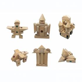 MAGNETIC WOODEN TOY Juego de construcción