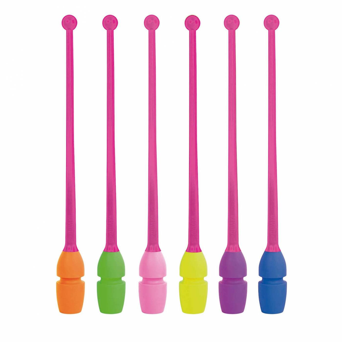 Mazas engarzables bicomponentes  45,5 cm (Cuello fucsia)