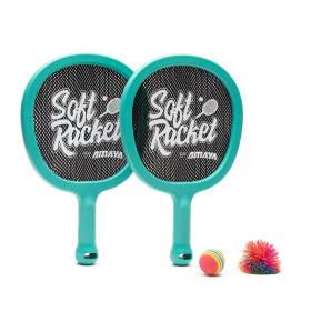Soft Racket by Amaya Varios colores. Set 2 Und + Pompon